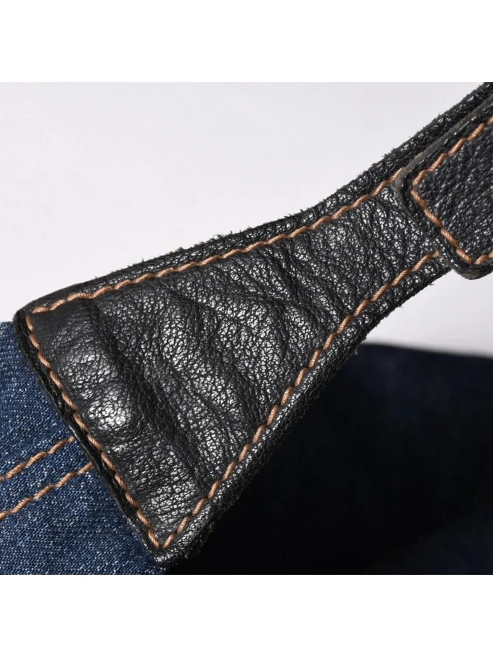 Saint Laurent Bag Cassandra Denim Blue Gold